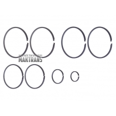  Plastic split ring PEEK] and cast iron ring kit TOYOTA U140E / U240E | 3571221010 3561321010 3424421010 3565333010