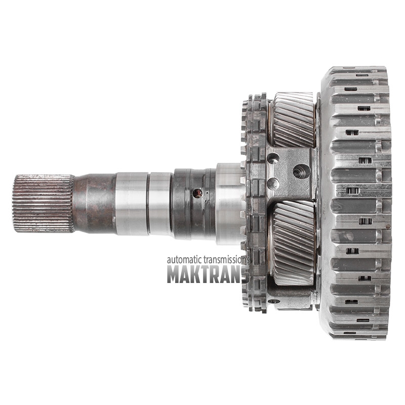 Rear planetary gear No.4 with output shaft ZF 8HP70 4WD [1087242238]  4 satellites, total height 248 mm, 43 splines, splined part diameter 39.40 mm