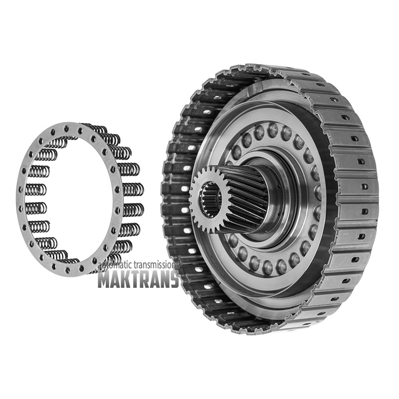 Drum OVERDRIVE 4-5-6 A6MF1 455143B852 455233B602 455243B600  [empty, without steel and friction discs 4-5-6 Clutch, without rubber-to-metal bonded piston]
