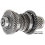 Differential drive shaft №2 D7GF1  shaft gears [21  44  37  34  45] teeth