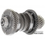 Differential drive shaft №2 D7GF1  shaft gears [21  44  37  34  45] teeth