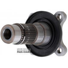 Transfer case front flange Borg Warner GX63 transmission ZF 8HP70 | LR093770 1900035008 | [height 111 mm, 33 splines, 58 mm between the centers of the fixing holes]