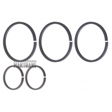 Input shaft PTFE compression ring kit JATCO JF011E | RE0F10A [3 large and 2 small teflon rings in the kit]