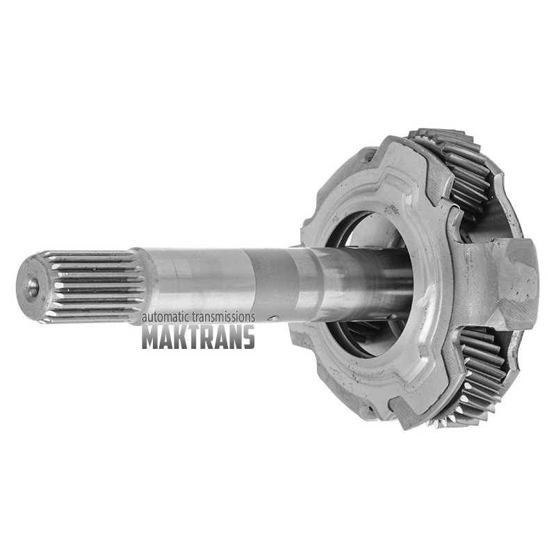 Input shaft and front planetary gear TOYOTA eCVT [3rd Gen] P314  [total shaft length 184 mm, planetary gear 3 satellites]