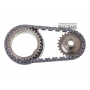 Oil pump chain with drive and driven gears TR580 Lineartronic CVT 31232AA020 31215AA020 