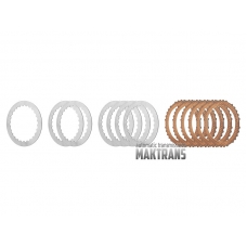 Steel and friction plate kit Forward Clutch 01J [VL 300] / 0AW [VL 380] | 6 friction plates [LINTEX], total thickness of the set 31.10 mm