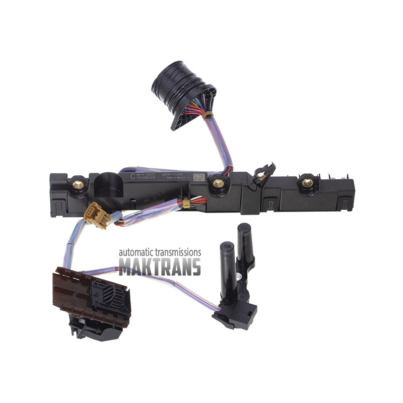 Valve body wiring harness ZF 9HP48 CHRYSLER 948TE (for valve bodies with mechanical parking, 9 solenoids) 68197332AA (sensor height: 58 mm / 39 mm)