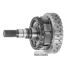 Rear planetary gear No.4 complete with output shaft ZF 8HP70 AWD, 4 satellites (total height 233 mm, 23 splines, spline diameter 30.85 mm, spline length 51 mm)