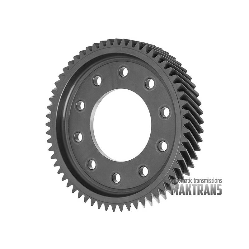 Differential ring gear A5HF1 (OD 224.50 mm, 59T, TH 39 mm, without notches, 10 mounting holes)