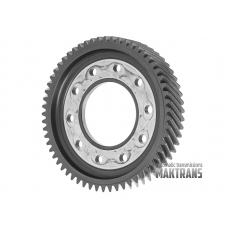 Differential ring gear A5HF1 (OD 229.50 mm, 59T, TH 41.60 mm, 2 notches, 10 mounting holes)