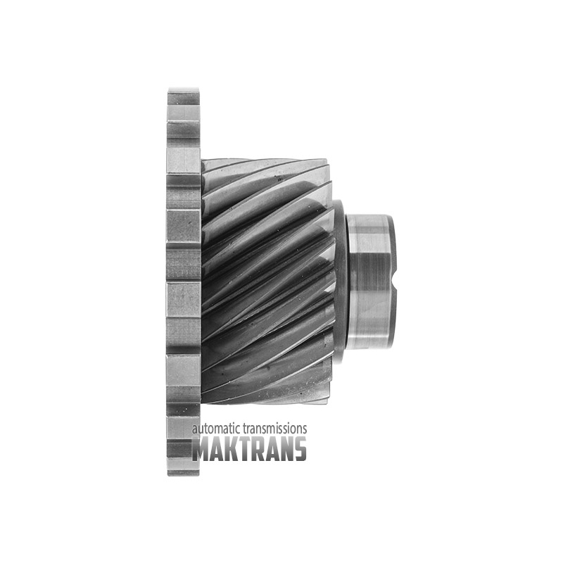 Differential drive gear A5HF1 (OD 88.70mm, 21T, 1 mark)  with parking gear (OD 140 mm, 18T)
