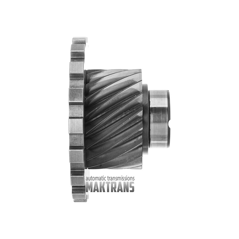 Differential drive gear A5HF1 (OD 84.40mm, 19T, 2 marks) with parking gear (OD 140 mm, 18T)
