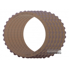 Friction plate kit C-Clutch ZF 8HP55A, 8HP70, 8HP90 ( 32T, ID 135 мм, TH 2,1 мм )