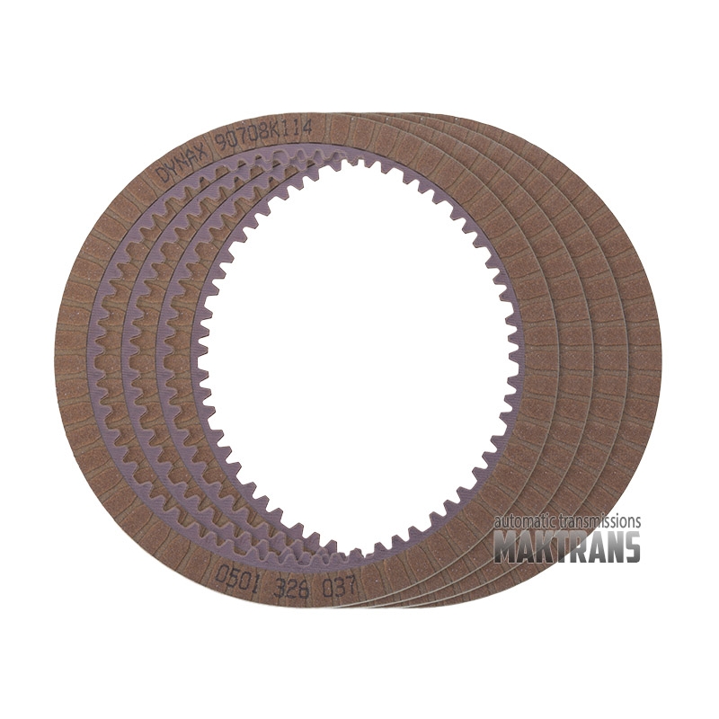 Friction plate kit D-Clutch ZF 8HP55A, 8HP70, 8HP90 ( 63T, TH 2,12 мм, OD 171 мм )