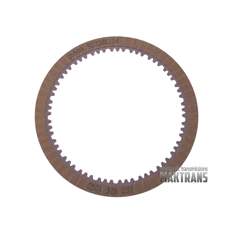 Friction plate kit D-Clutch ZF 8HP55A, 8HP70, 8HP90 ( 63T, TH 2,12 мм, OD 171 мм )