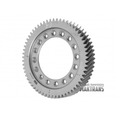 Differential ring gear 6T70 6T75 (OD 225.50 mm, 61T, TH 40.50 mm, 16 mounting holes)