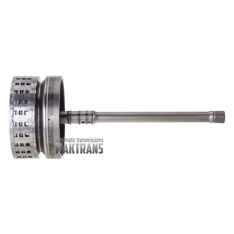 Input shaft with drum 5EAT (total shaft height 435 mm, shaft diameter at the base of the drum 32.80 mm, 5 friction plates)
