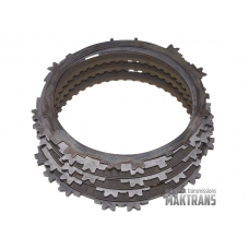 Steel and friction plate kit 6F35 LOW REVERSE CLUTCH 9L8Z7B066A 9L8Z7B442D CV6Z7B164D FB5Z7B164B