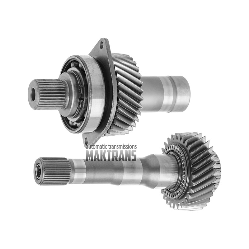 Drive and driven (cone-shaped) gears kit of the ZF 8HP55A front drive shaft  