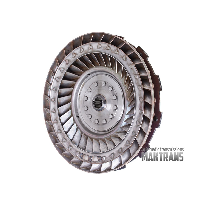 A5HF1 torque converter turbine wheel and torque converter damper
