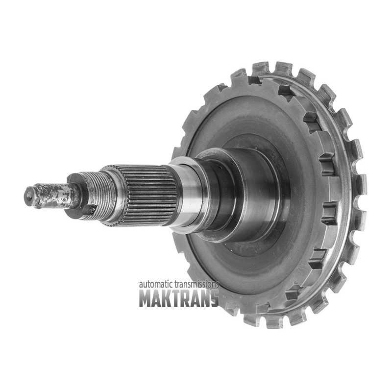 Output shaft with parking gear (total height 174 mm), automatic transmission ZF 6HP19A 6HP19X 04-up