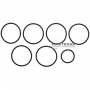 Overhaul kit M4TA MDMA MDLA MP7A SP7A S4XA SKWA 97-up (Input shaft teflon rings)