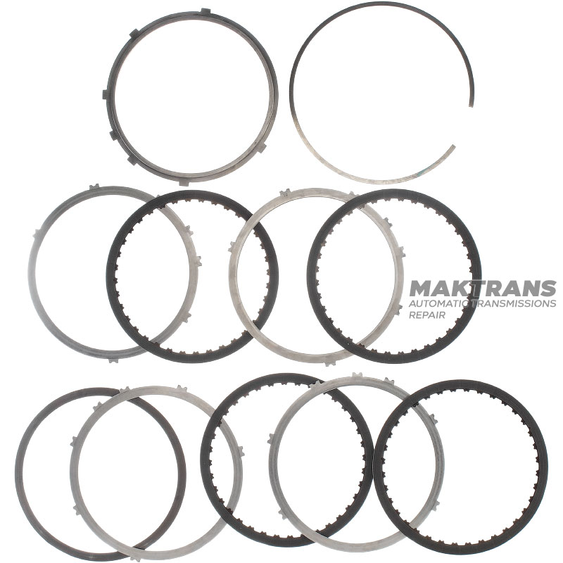 Steel and friction plate kit package 2-6 BRAKE A6MF1 09-up 456703B800