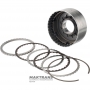 REVERSE Clutch Drum (assembled) 4F27E FN4AEL 99-up — 2 friction discs (height from piston to stopper 12 mm), FN111968XC, FN111968XB, 5S4Z7D044AA