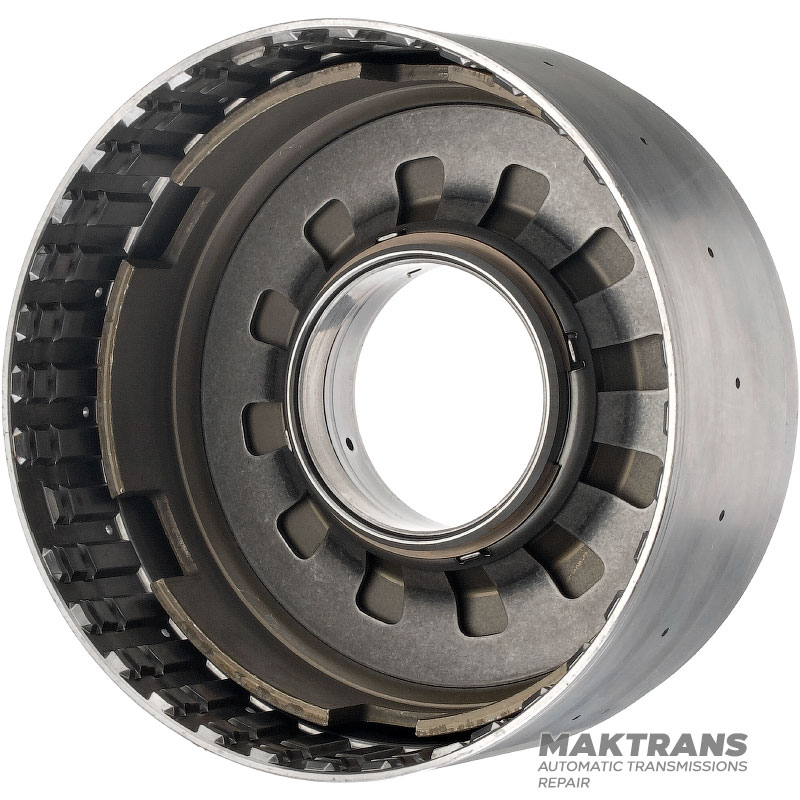 REVERSE Clutch Drum (assembled) 4F27E FN4AEL 99-up — 2 friction discs (height from piston to stopper 12 mm), FN111968XC, FN111968XB, 5S4Z7D044AA