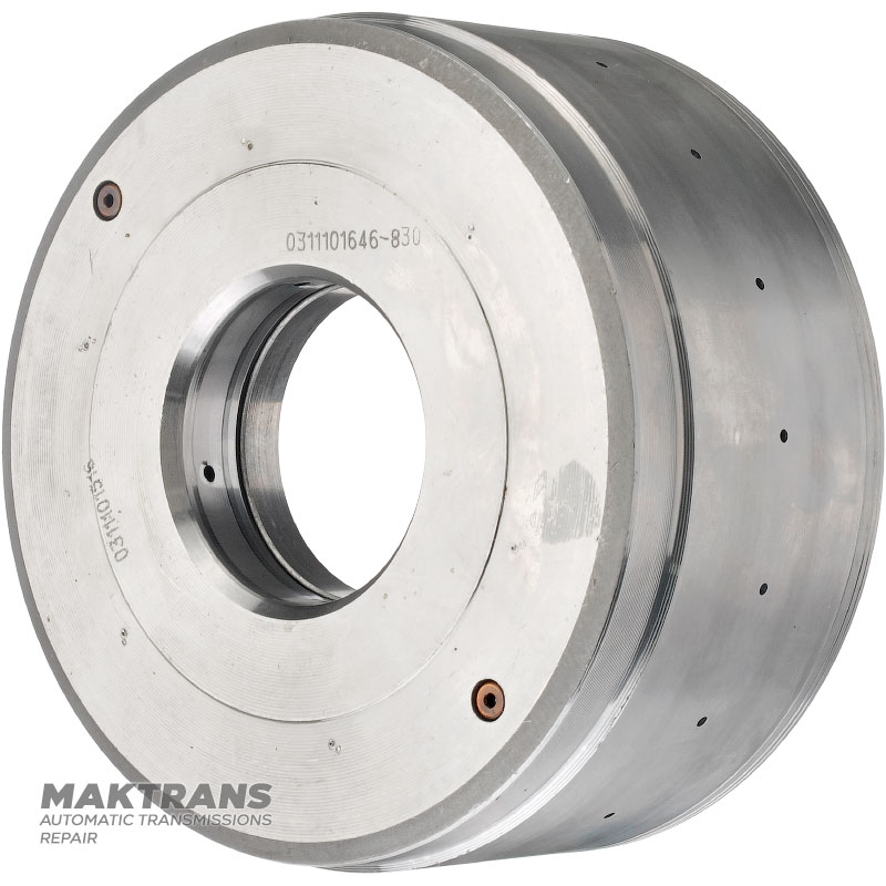 REVERSE Clutch Drum (assembled) 4F27E FN4AEL 99-up — 2 friction discs (height from piston to stopper 12 mm), FN111968XC, FN111968XB, 5S4Z7D044AA