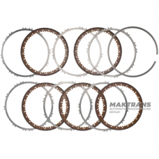 Steel and friction plate kit,brake B2 5 friction automatic transmission AW TF-60SN 09G 09K 03-up