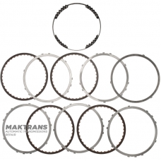 Set of discs of the REVERSE package with a return spring RE0F10A JF010E 03-up - 4 friction discs