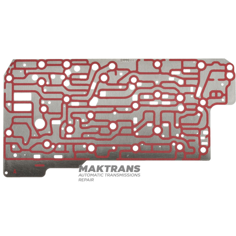 Valve body separator plate (aluminum) ZF 9HP48, 948TE — marking A/B, 1094394238