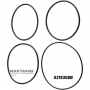 Gasket kit, automatic transmission ZF 9HP48 Honda 2011-on