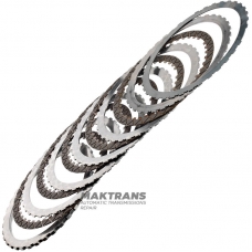 Steel and friction plate kit, package B automatic transmission ZF 8HP45 09-up