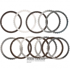 Steel and friction plate kit, package B automatic transmission ZF 8HP45 09-up