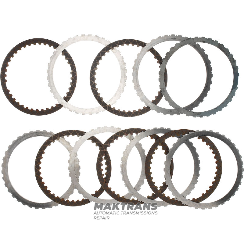 Steel and friction plate kit, package B automatic transmission ZF 8HP45 09-up