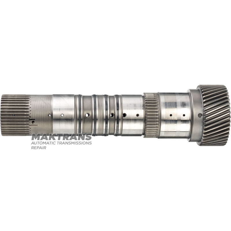 Front sun gear with shaft RE5R05A 02-up - total length 234 mm, 42 teeth (ext.Ø 65 mm)