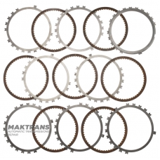 Steel and friction plate kit, package B4 automatic transmission AB60E AB60F 07-up