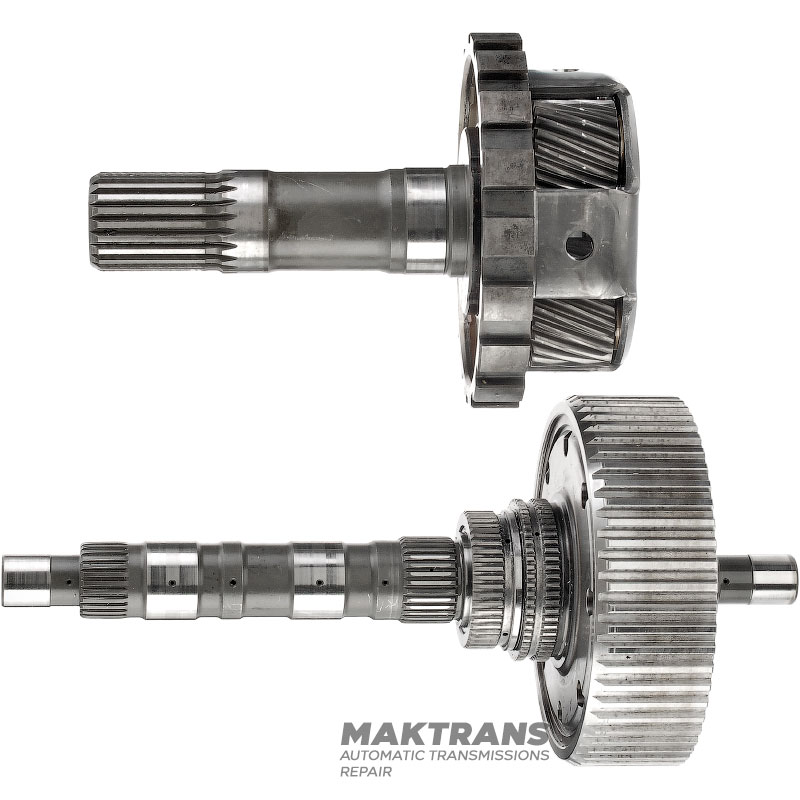 Rear planetary gear, output shaft 4WD AB60E, AB60F - 4 satellites (20 teeth), output shaft length 142 mm (spline length 55 mm), 22 splines (ext. Ø 38 mm)