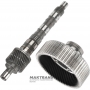 Rear planetary gear, output shaft 4WD AB60E, AB60F - 4 satellites (20 teeth), output shaft length 142 mm (spline length 55 mm), 22 splines (ext. Ø 38 mm)