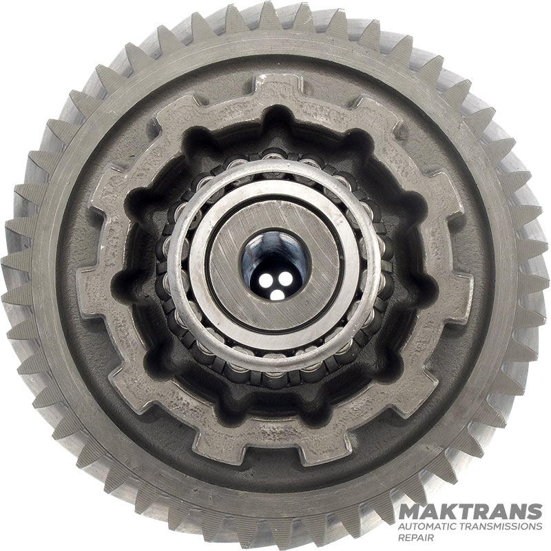 Intermediate shaft w/ drive gears with 46 teeth driven gear, 20 teeth drive gear (primary gear set) and parking gear,automatic transmission U760E 06-up used