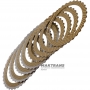 Friction plate kit DCT450 (MPS6) DCT470 (SPS6) 08-up O-FDK-6DCT450