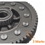 Differential assembly DQ250, 02E DSG6 (4WD) - 62 teeth (ext. Ø 223.85 mm)