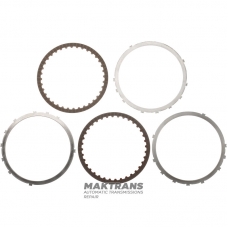 Friction and steel plate kit REVERSE CLUTCH automatic transmission JF015E RE0F11A