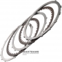 Friction and steel plate kit REVERSE CLUTCH automatic transmission JF015E RE0F11A