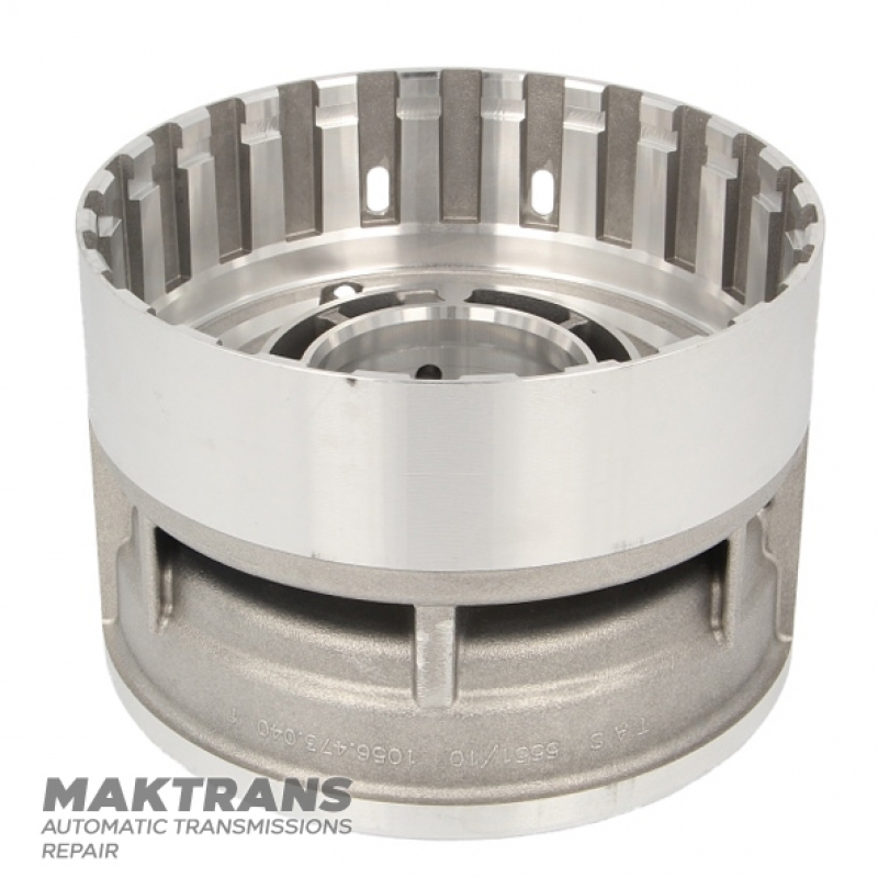 Dual clutch D-G (4 frictions, drum G) VAG automatic transmission ZF 5HP19 5HP19FL 5HP19FLA 