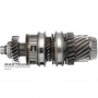 Differential drive shaft DQ250 02E DSG 6 with gears 24 teeth (D 73 mm) 23 teeth (D 64.25 mm) 22 teeth (D 86.05mm) and 18 teeth (D 69.85 mm)