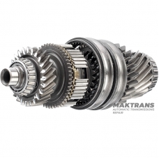 Differential drive shaft DQ250 02E DSG 6 with gears 24 teeth (D 73 mm) 23 teeth (D 64.25 mm) 22 teeth (D 86.05mm) and 18 teeth (D 69.85 mm)