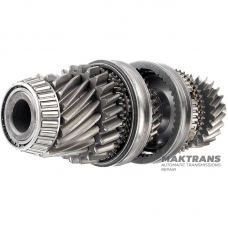 Differential drive shaft DQ250 02E DSG 6 with gears 24 teeth (D 73 mm) 23 teeth (D 64.25 mm) 22 teeth (D 86.05mm) and 18 teeth (D 69.85 mm)